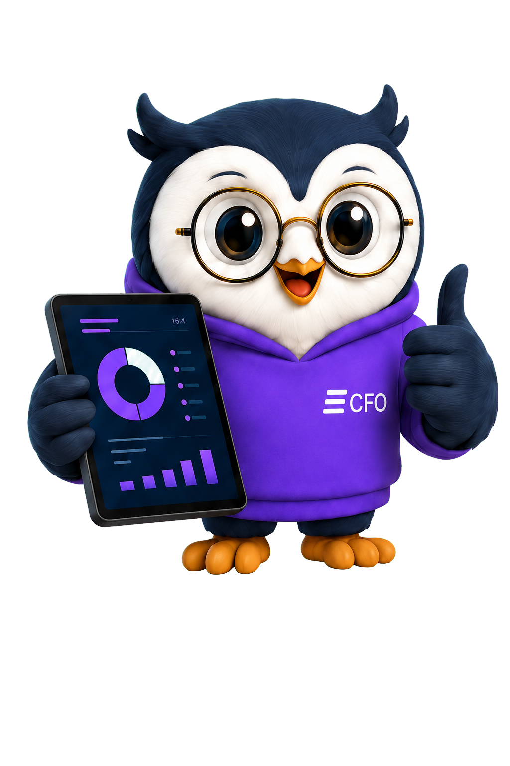 Ollie, Everyone's CFO trusted owl mascot